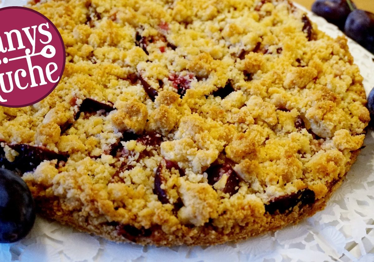 Zwetschgen Streusel Kuchen Vanys Kuche Rezeptideen Mit Videoanleitung