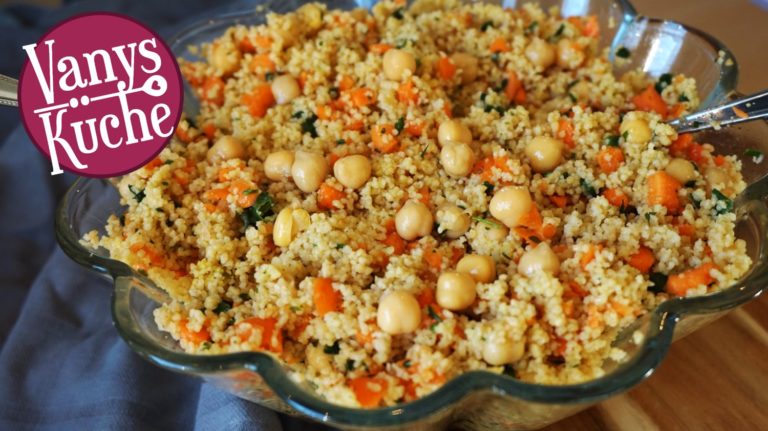 Couscous-Salat mit Kichererbsen - Vanys Küche ...