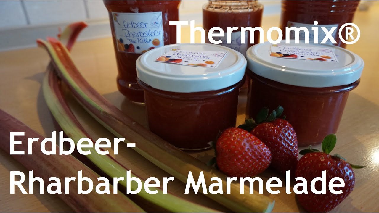 Thermomix® Erdbeer-Rhabarber-Marmelade