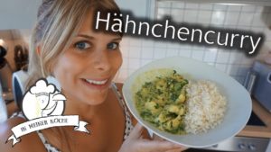 Read more about the article Hähnchencurry mit Blattspinat und Reis