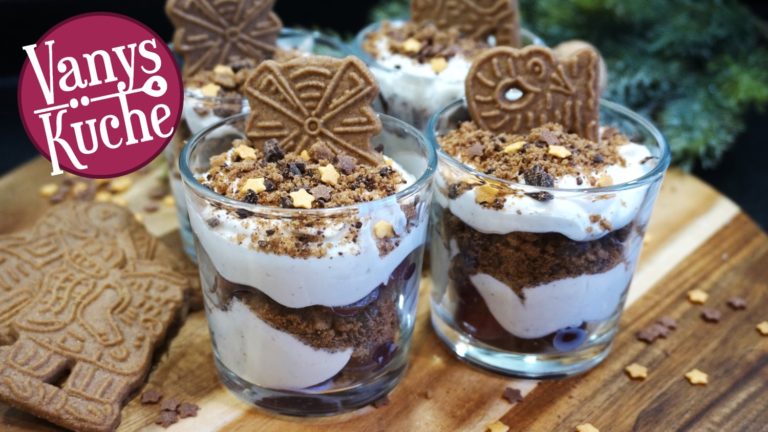 Spekulatius-Trauben-Schichtdessert - Vanys Küche - Rezeptideen mit ...