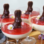 Panna Cotta mit Erdbeersoße